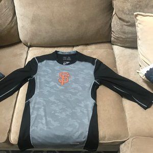 Nike Pro SF Giants fitted baseball shirt